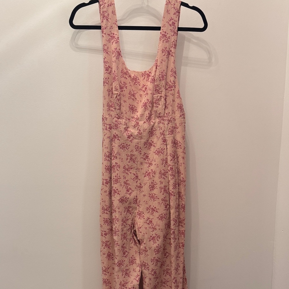Storia Pink Floral Jumpsuit